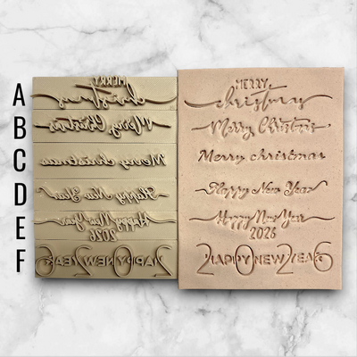 3D-PLA stamp lettering 2026 Theme; 75 mm - Thumbnail