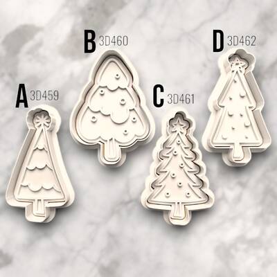 3D-Plastic cutter CHRISTMAS THEME-1