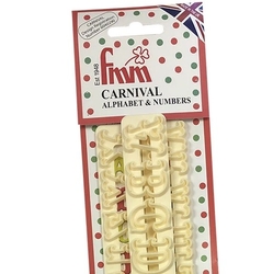 Alfabe ve Rakam cetvel CARNIVAL; 2,2 cm - Thumbnail