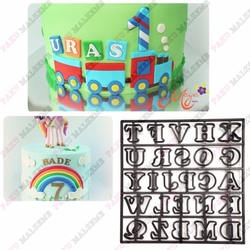 Others - Block Alphabet Patchwork; 1,6 cm