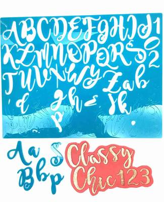 Calligraphy Stamp Alphabet CLASSY Calligraphy Stamp Alphabet CLASSY
