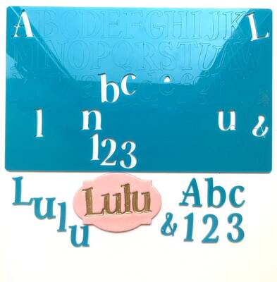 Calligraphy Stamp Alfabe LULU