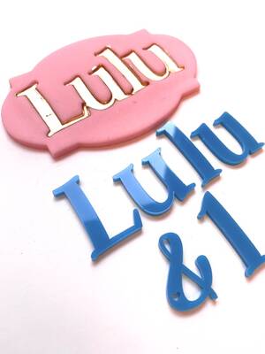 Calligraphy Stamp Alfabe LULU