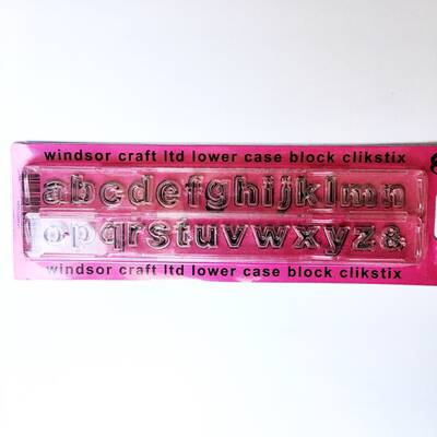 Clikstix BLOCK Lower Case alphabet