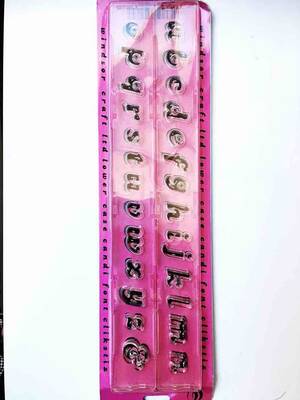 Clikstix CANDI Lower Case alphabet