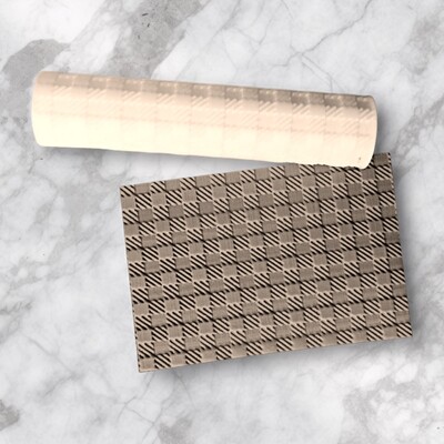 Paku Malzeme - Desenli Plastik Merdane Buffalo Plaid