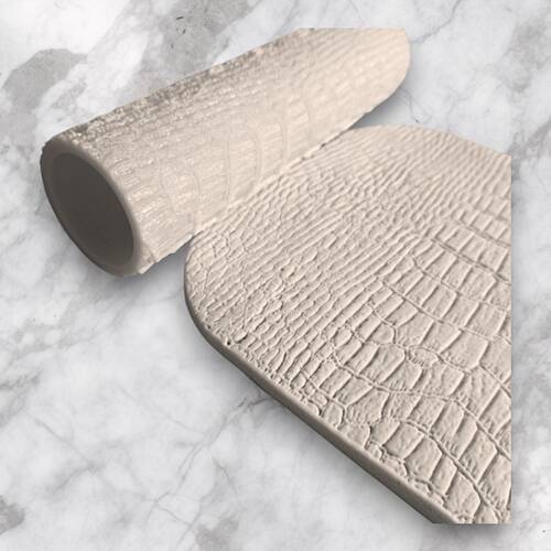 Desenli Plastik Merdane Crocodile; 100x28 mm