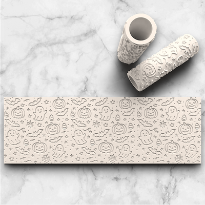 Paku Malzeme - Desenli Plastik Merdane Halloween; 100x32 mm