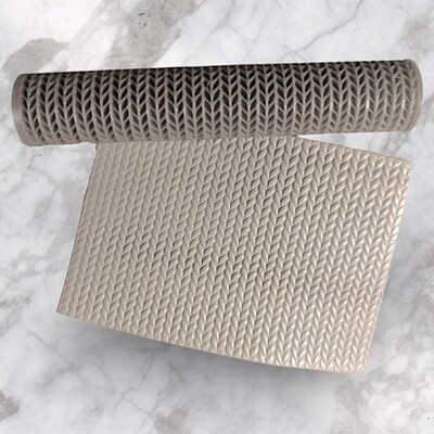 Paku Malzeme - Desenli Plastik Merdane Knits-2