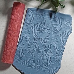 Paku Malzeme - Desenli Plastik Merdane Palm Leaves