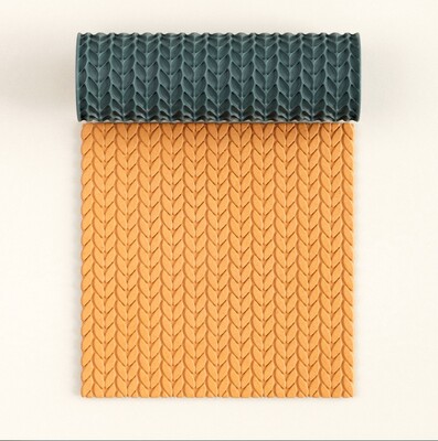 Paku Malzeme - Desenli Plastik Merdane Knits-3 (1)