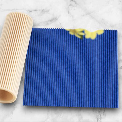 Desenli Plastik Merdane Stripes; 75x26 mm