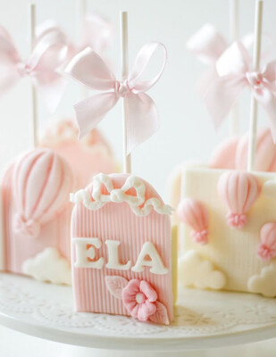 Paku Malzeme - Desenli Plastik Merdane Stripes; 75x26 mm (1)