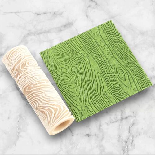 Desenli Plastik Merdane Wood Texture-2; 75x26 mm