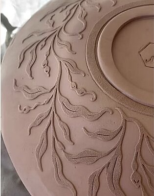 Doku transfer matı Autumn Plate w/ rim; 36x36 cm (1)