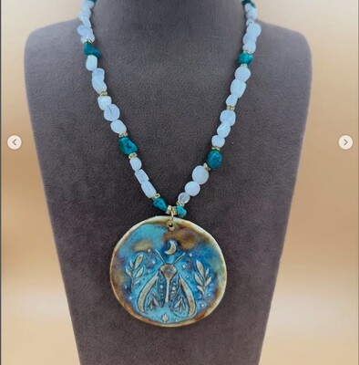 Doku transfer matı Boho Butterfly-1; 8*8 cm - Thumbnail