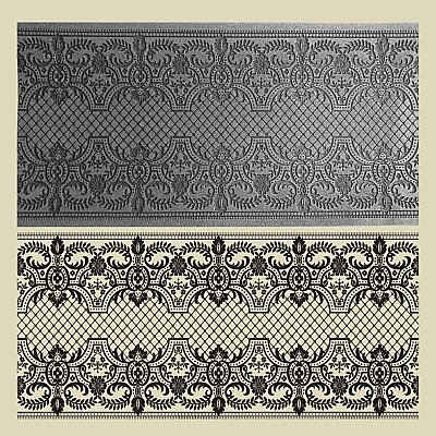 Doku transfer matı Lace Border-4; 38x19 cm