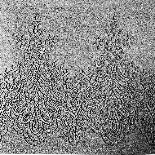 Doku transfer matı Lace Border-3; 38x19 cm - 2