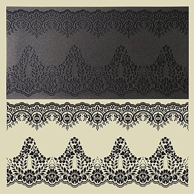 Doku transfer matı Lace Border-2; 38x19 cm