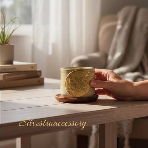 Doku transfer matı Butterfly; 8*8 cm