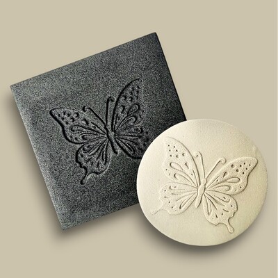 Paku Malzeme - Doku transfer matı Butterfly; 8*8 cm