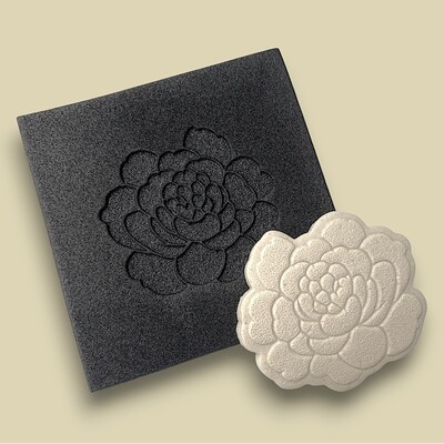 Paku Malzeme - Doku transfer matı Camellia-1; 8*8 cm Paku Malzeme - Doku transfer matı Camellia-1; 8*8 cm