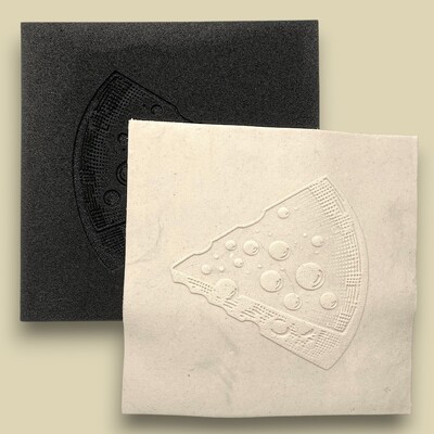 Paku Malzeme - Doku transfer matı Cheese; 15*15 cm