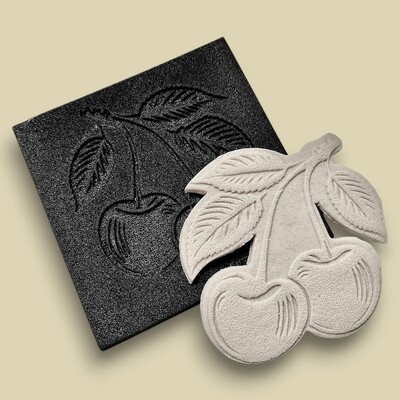 Paku Malzeme - Doku transfer matı Cherry-2; 8*8 cm