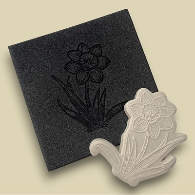 Paku Malzeme - Doku transfer matı Daffodil-1; 8*8 cm Paku Malzeme - Doku transfer matı Daffodil-1; 8*8 cm