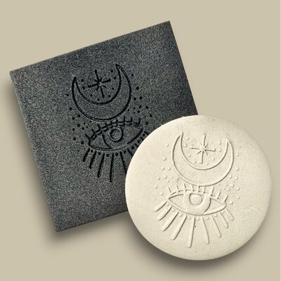 Paku Malzeme - Doku transfer matı Evil Eye-1; 8*8 cm Paku Malzeme - Doku transfer matı Evil Eye-1; 8*8 cm