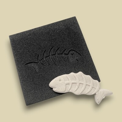 Paku Malzeme - Doku transfer matı Fish Bone; 8*8 cm