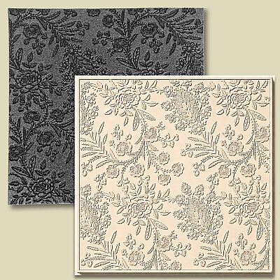 Doku transfer matı Floral Emb; 15x15 cm - 1