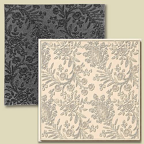 Doku transfer matı Floral Emb; 15x15 cm - 1