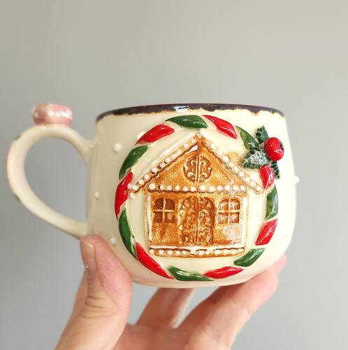 Doku transfer matı Ginger House; 8x8 cm