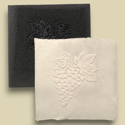 Paku Malzeme - Doku transfer matı Grapes; 15*15 cm