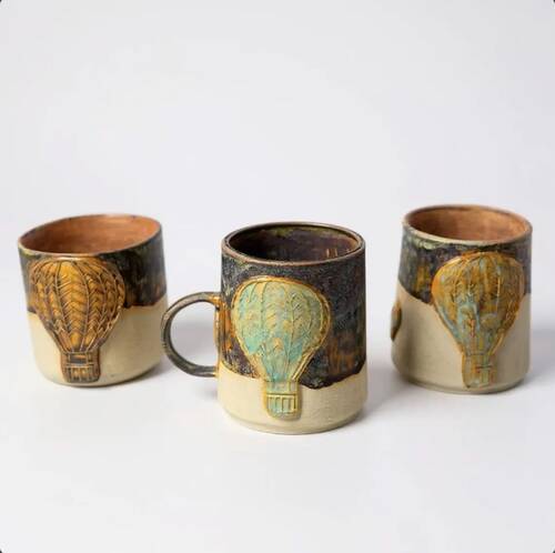 Doku transfer matı Hotair Balloons; 36x18cm