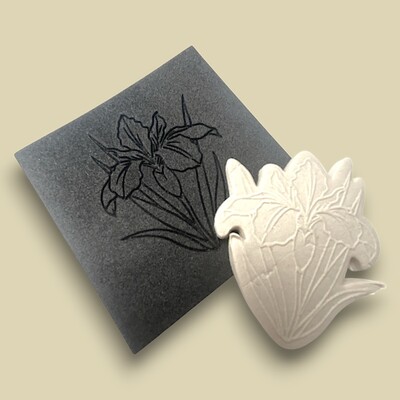 Paku Malzeme - Doku transfer matı Iris-1; 8*8 cm Paku Malzeme - Doku transfer matı Iris-1; 8*8 cm