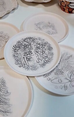 Doku transfer matı Jingle Bells; 15x15 cm - Thumbnail