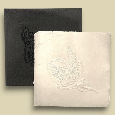 Paku Malzeme - Doku transfer matı Lemon-1; 15*15 cm