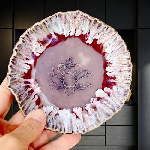 Doku transfer matı Lotus; 8*8 cm