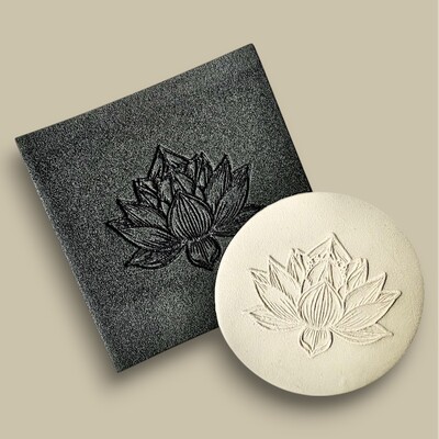 Doku transfer matı Lotus; 8*8 cm - Thumbnail