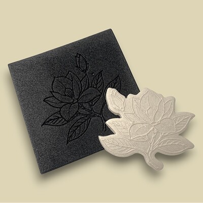 Paku Malzeme - Doku transfer matı Magnolia-2; 8*8 cm Paku Malzeme - Doku transfer matı Magnolia-2; 8*8 cm