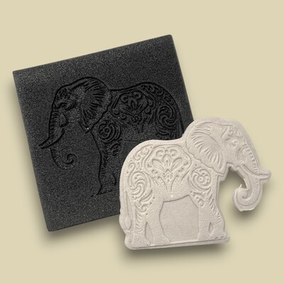 Paku Malzeme - Doku transfer matı Mantra Elephant; 8*8 cm