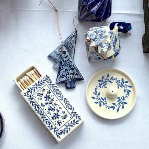 Doku transfer matı Merry Christmas Tree; 8x8 cm