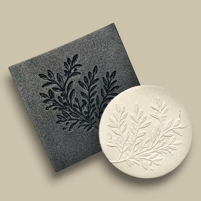 Paku Malzeme - Doku transfer matı Olive Branch; 8*8 cm