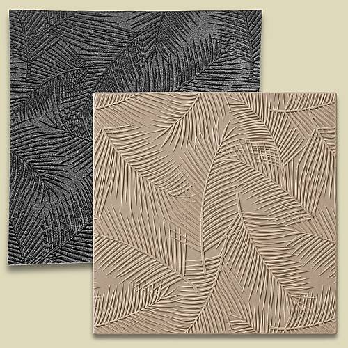 Doku transfer matı Palm Leaves; 15x15 cm - 1