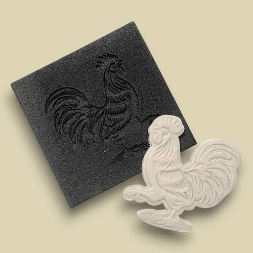 Doku transfer matı Rooster-1; 8*8 cm