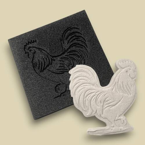 Doku transfer matı Rooster-2; 8*8 cm