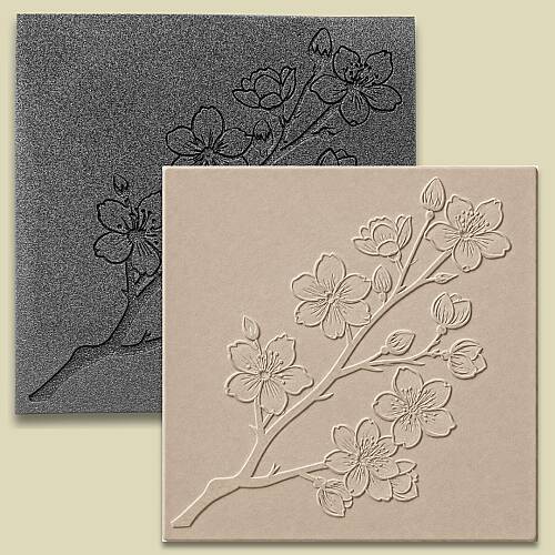 Doku transfer matı Sakura Branch; 15x15 cm - 1