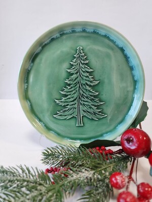 Doku transfer matı Single Pine Tree-2; 15*15 cm - Thumbnail